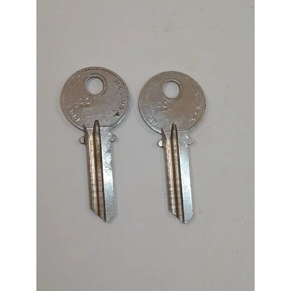 Vintage Keys ILCO 999  Key Blanks Uncut Rocky Mount N.C. Made In  USA lot of 2 - Picture 10 of 14